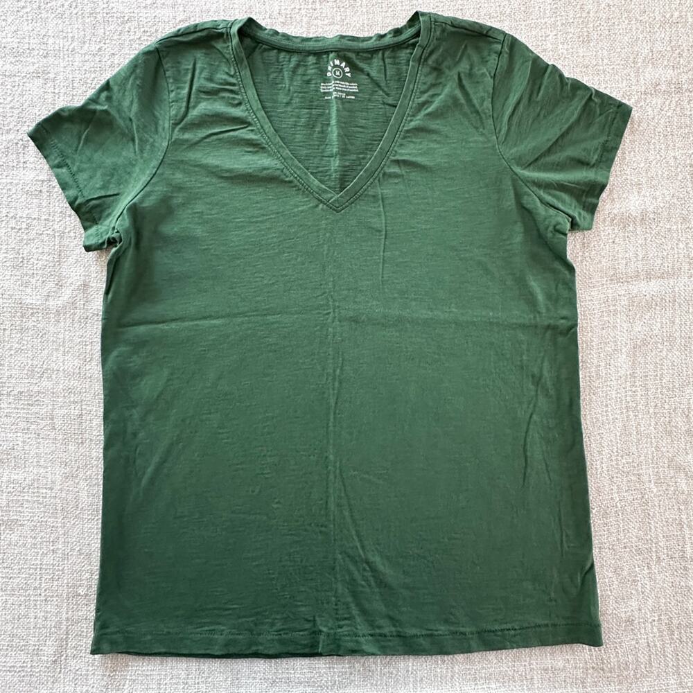 Primary Women's Green V-neck Tee EUC M